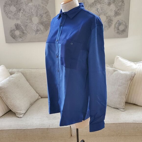 Inc International Pieced Button-Up Long Sleeve Shirt - Picture 5 of 15